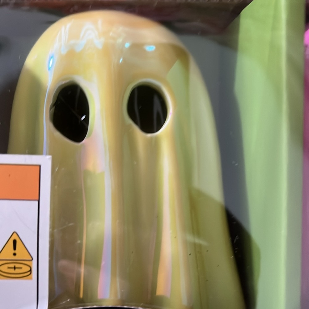 LED Ghost Decor Set - Pink, Yellow, Green goblins, and ghouls - Picture 4 of 8